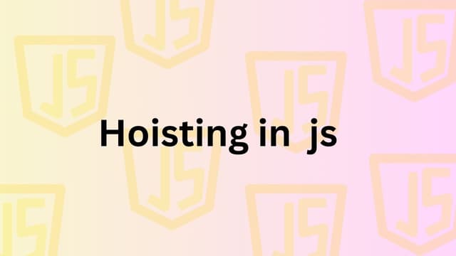 Cover image for Understanding Hoisting in JavaScript A Simple Guide