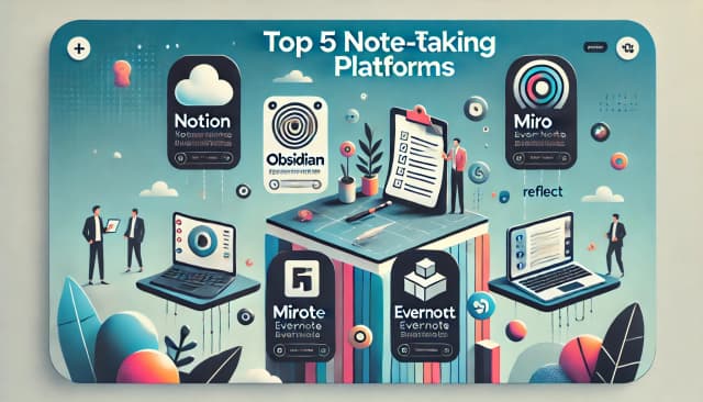 Cover image for Top 5 Note-Taking Platforms for Productivity and Creativity